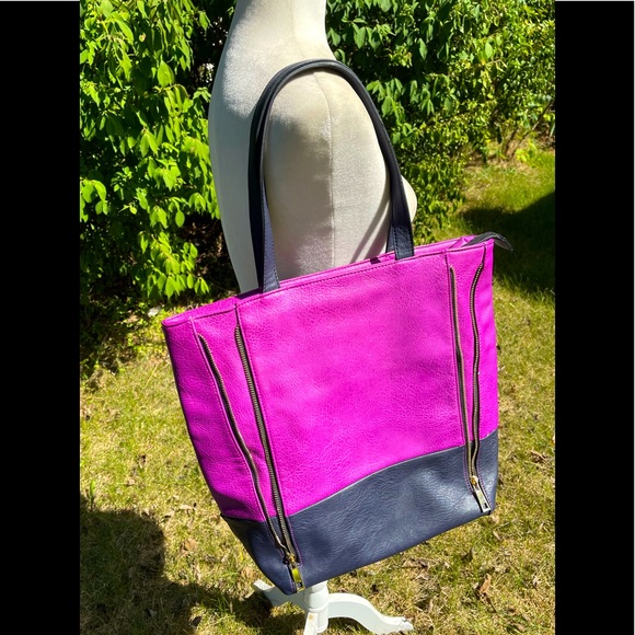 Call It Spring’s Faux PU Leather Zip Top Tote - Picture 1 of 13